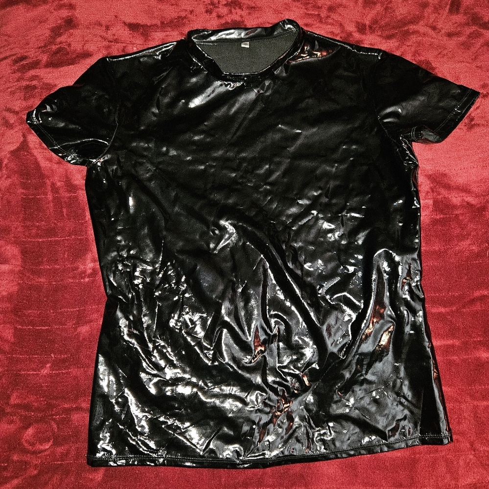 Pvc vinyl t-shirt  - size XXL